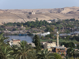 Nile River Landscape of Aswan  Aswan  Egypt