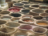 Dye Pits and Tannery  Fes  Medina  Morocco