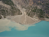 Glacial Alluvial Fan and Glacial Silt Runoff  Glacier Bay National Park  Alaska  USA
