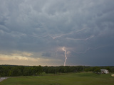 Cloud to Ground and Intracloud Lightning from the Avil of an Approaching Oklahoma Storm
