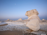 Cone Formations of Limestone in White Desert National Park  Libyan Desert  Egypt