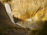 The Lower Yellowstone River Drops 306Ft (93M) at Lower Falls  Yellowstone Np
