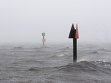 Hurricane Wilma Winds Striking Southern Florida on October 25  2005