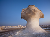 Cone Formations of Limestone in White Desert National Park  Libyan Desert  Egypt