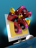 Conceptual Image on the Increasing Security Measures Required with Online Credit Card