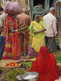 Colorful Fruit and Vegetable Market  Udaipur  India
