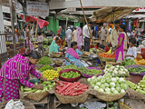 Colorful Fruit and Vegetable Market  Udaipur  India