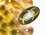 Conceptual Illustration of the Spread of Viruses Through Computer Technology