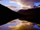 Sunset at Eklutna Lake  Chugach Mountains