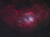 NGC 6530 the Lagoon Nebula  M8  Distance is 5800 Light Years