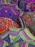 Colorful Umbrella Fabrics  Pushkar Fair  India
