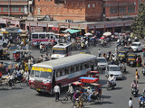 Traffic Congestion in Center of Jaipur  India