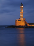 Lighhouse at Dusk  Chania  Crete  Greece