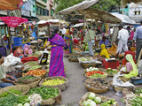 Colorful Fruit and Vegetable Market  Udaipur  India