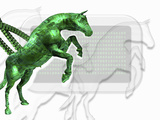 Conceptual Image Displaying the Infection of a Computer by What Is Know as a Trojan Horse Virus