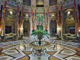 Interior Rotunda of Umaid Bhawan Palace Hotel  Jodjpur  India