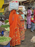 Colorful Fruit and Vegetable Market  Udaipur  India