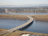 Interstate 205 Bridge  Crossing the Columbia River from Oregon into Washington State