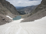 Andrews Glacier  a Cirque Glacier at the Upper Reaches of a Glacial Valley in Colorado