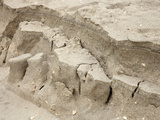 Close-Up of Beach Sand Erosion