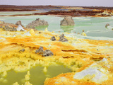 Dallol Geothermal Area with Brine Springs and Hot Springs  Ethiopia