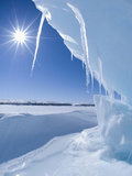 Melting Arctic Ocean Ice in Spring