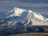 Mt Shasta  Dormant Stratovolcano in Northern California  Showing at Least Three of the Four