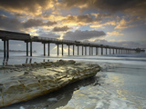 The Scripps Pier in La Jolla  California  USA