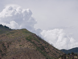 Thunderstorms Develop over a Burned Mountainside  Increasing the Risk of Slope Failures