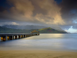 The Hanalei Pier Points Towards the Mountains Often Called Bali Hai