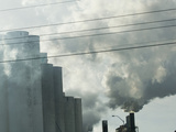 A Factory Emits Pollutants into the Air in Northern Colorado
