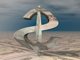 Fat Dollar  Concept of the High Cost of Healthcare  Living or Doing Business