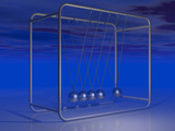 Device for Illustrating Newton's Third Law of Motion