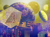 Artist's Concept of a Virus Invading a Human Cell