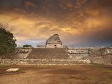El Caracol Observatory in the Older Mayan Section of Chichen Itzin Yucatan Mexico