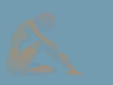 Abstract Nude Adult Human Female Sitting