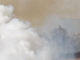 Smoke from a Grassland Fire Releases Carbon to the Atmosphere Along the Front Range  Colorado  USA