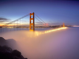 Layer of Low Fog and the Golden Gate Bridge  San Francisco  California  USA