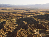 Late Evening View of the Badlands from Font's Point  Anza-Borrego Desert State Park  California