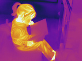 Thermogram - Child Reading Book