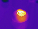 Thermogram of Hot Soup in a Bread Bowl