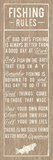 Fishing Rules