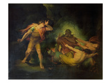 The Fire King Appears to Count Albert  C1801-10 (Oil on Canvas)
