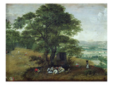 The Harvest (Oil on Panel)