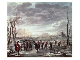 Winter Landscape (Oil on Canvas)
