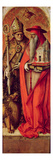 SS Jerome and Augustine  Side Panel from the Madonna Della Candeletta Triptych