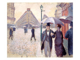 Sketch for 'Paris  a Rainy Day'  1877 (Oil on Canvas) (See also 26053)