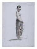 Korah Girl with a Jar  1802 (W/C and Graphite on Paper)