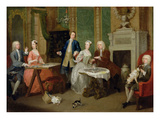 Portrait of a Family  1730S (Oil on Canvas)