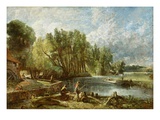 The Young Waltonians - Stratford Mill  C1819-25 (Oil on Canvas)